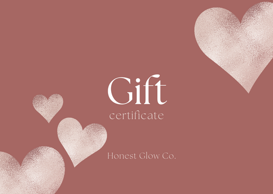 A Gift of Glow - Honest Glow Co. Beauty Card